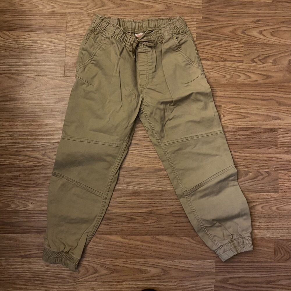 Wonder Nation Khaki Tan Jogger Pants: Size 8 Husky